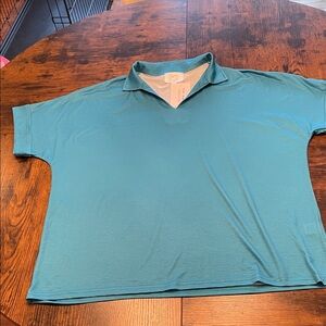Teal Lily Luxe Top